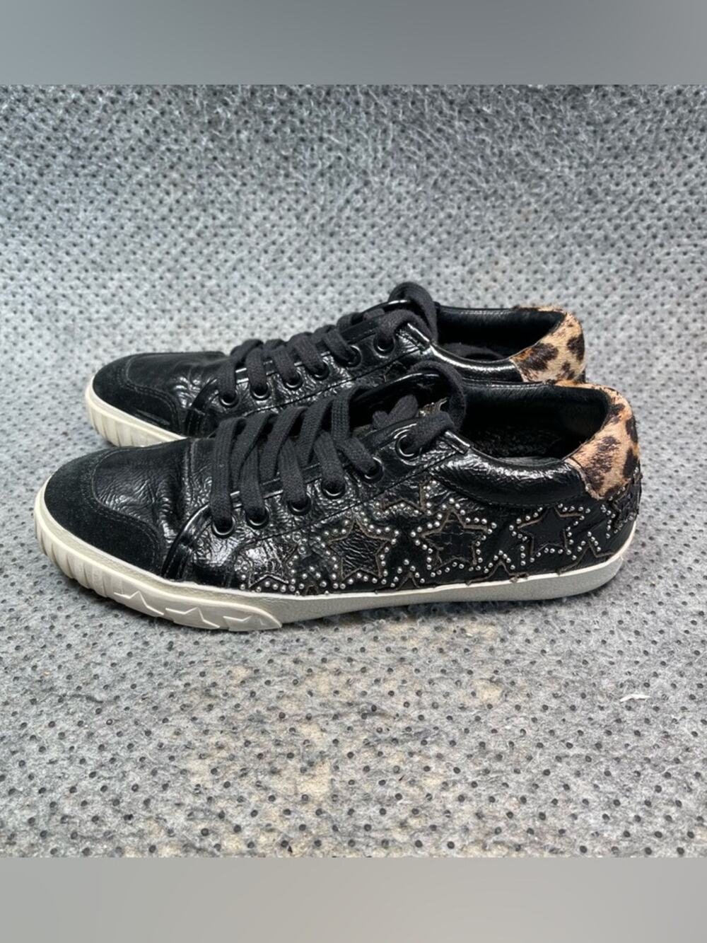 Ash Majestic Black Silver Star Shoes Size 35 UK 5.5 US Women’s